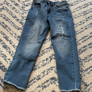 Limited Too Blue Kids Jeans with Rhinestone Accents